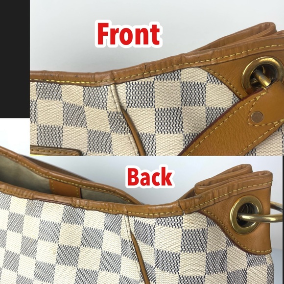 Authentic LOUIS VUITTON Galliera PM Azur Damier FL5018 Womens Handbag - Picture 14 of 16